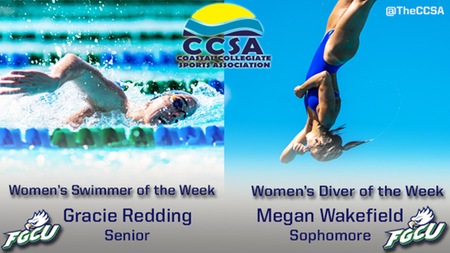 CCSA Announces Women's Swimmer and Diver of the Week - Jan. 8