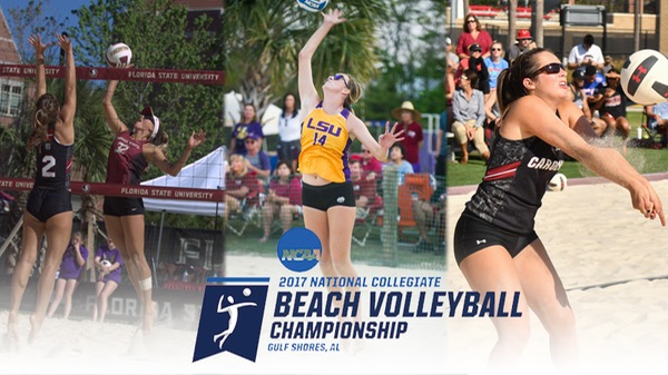 Florida State, LSU and South Carolina To Play in #NCAABeachVB Championship